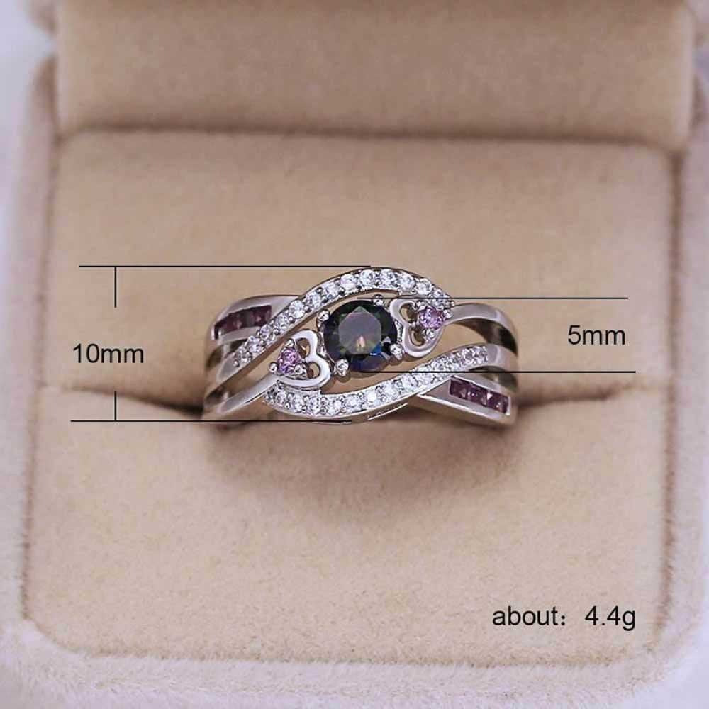 AAA Zircon Ring - Silver - AR263