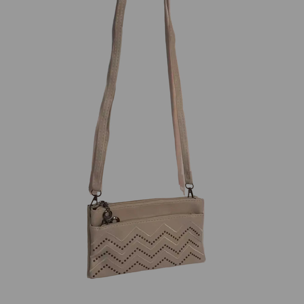 2 in 1 Wallet + Crossbody Bag - Off White - W18