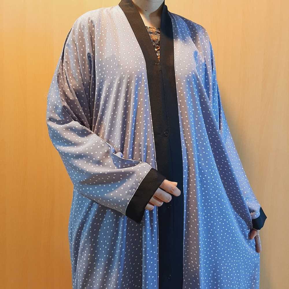 Printed - Georgette - Abaya - With Scarf - BGA217