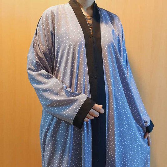 Printed - Georgette - Abaya - With Scarf - BGA217