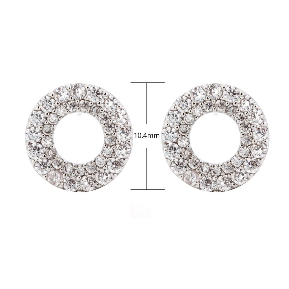 925 Sterling Silver - AGNE012 - Earrings Jewelry Set
