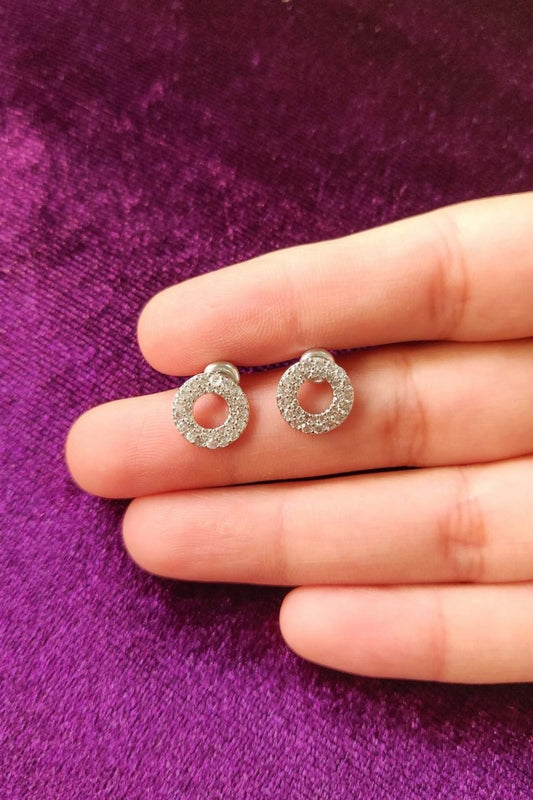 925 Sterling Silver - AGNE012 - Earrings Jewelry Set