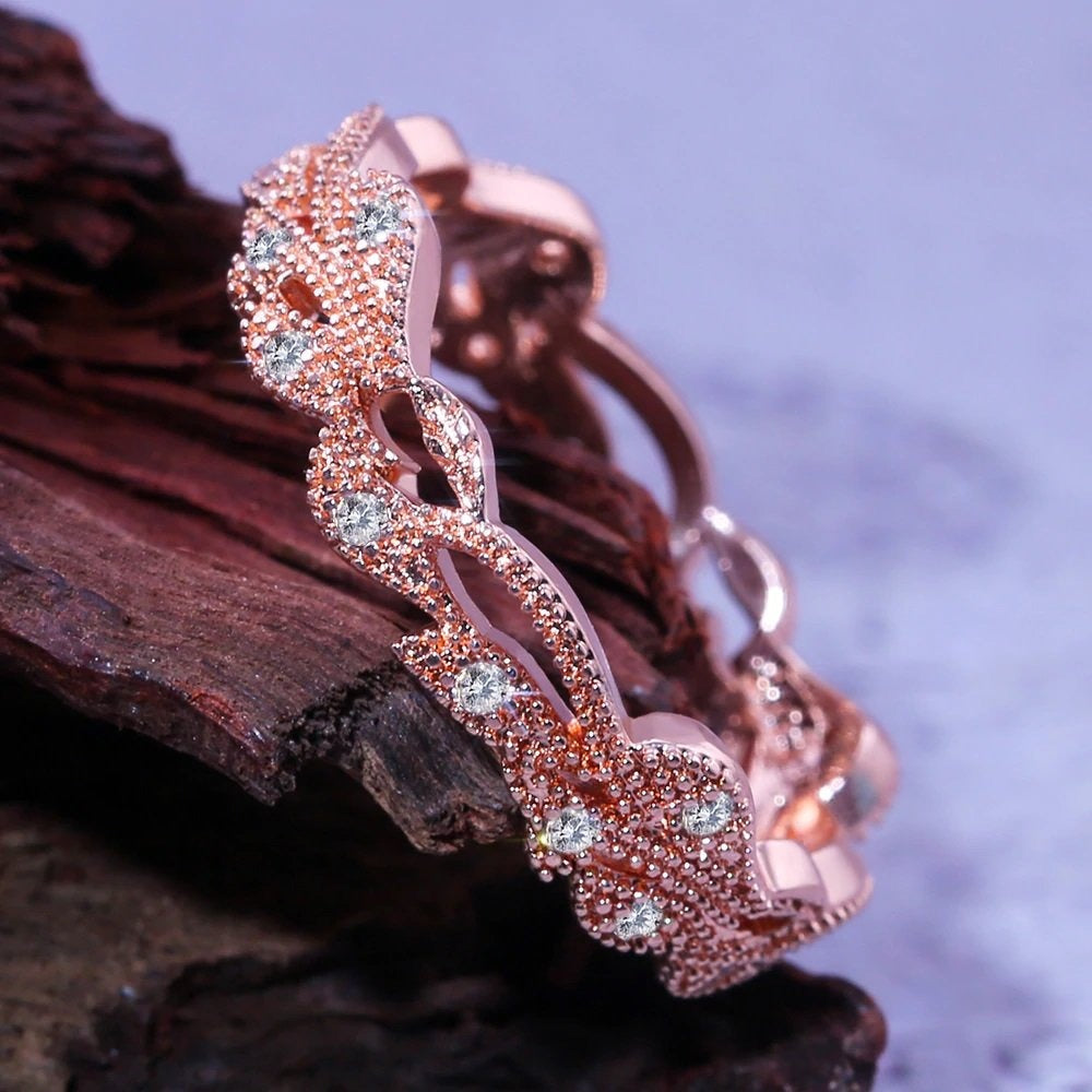 AAA Zircon Ring - Rose Gold - AR212