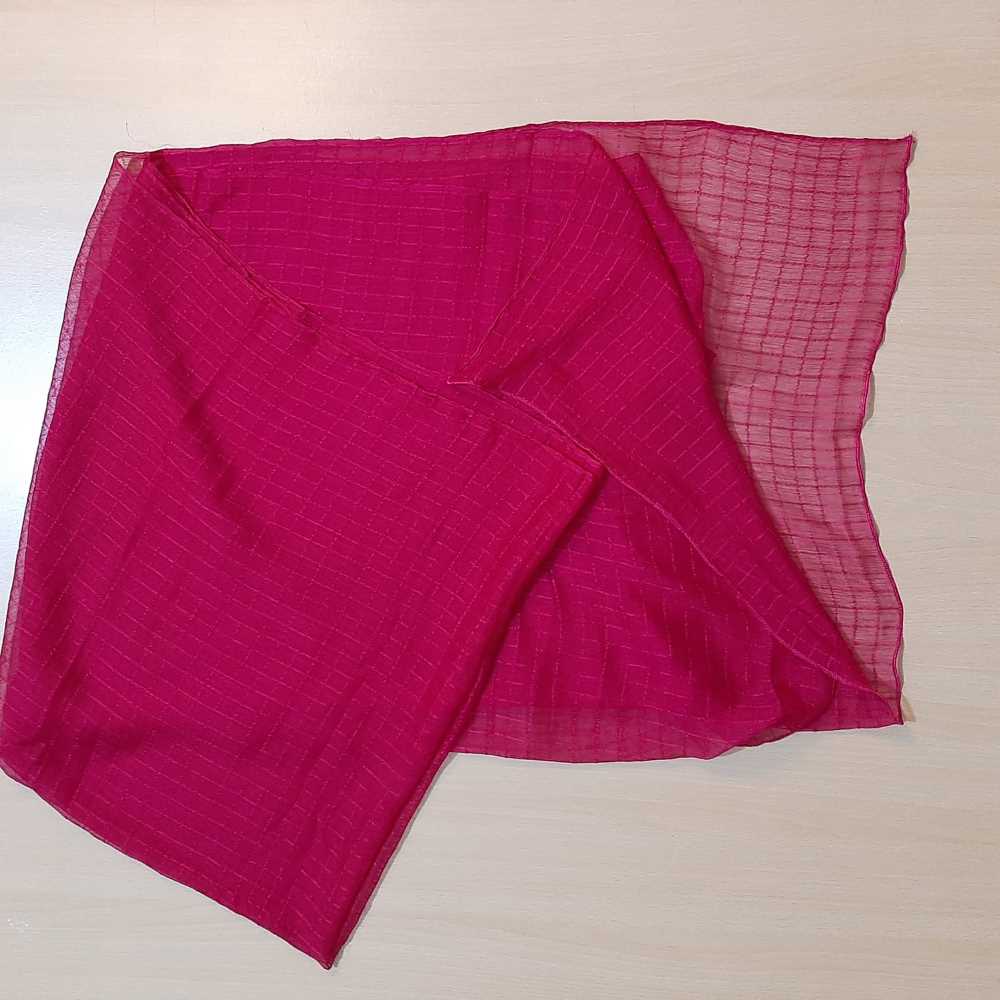 Checkered Chiffon Dupatta - ZD805