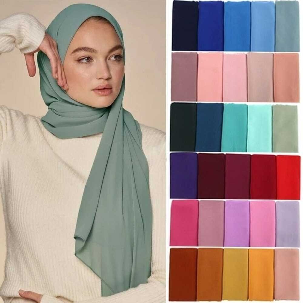 Chiffon Hijab Scarf – 185 x 80 Cm – ZSC137