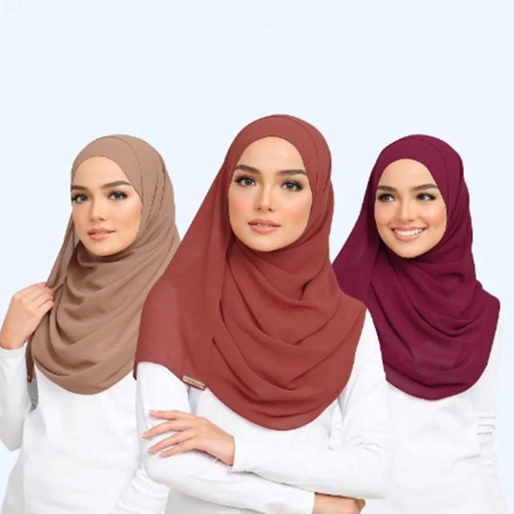 Chiffon Hijab Scarf – 185 x 80 Cm – ZSC137