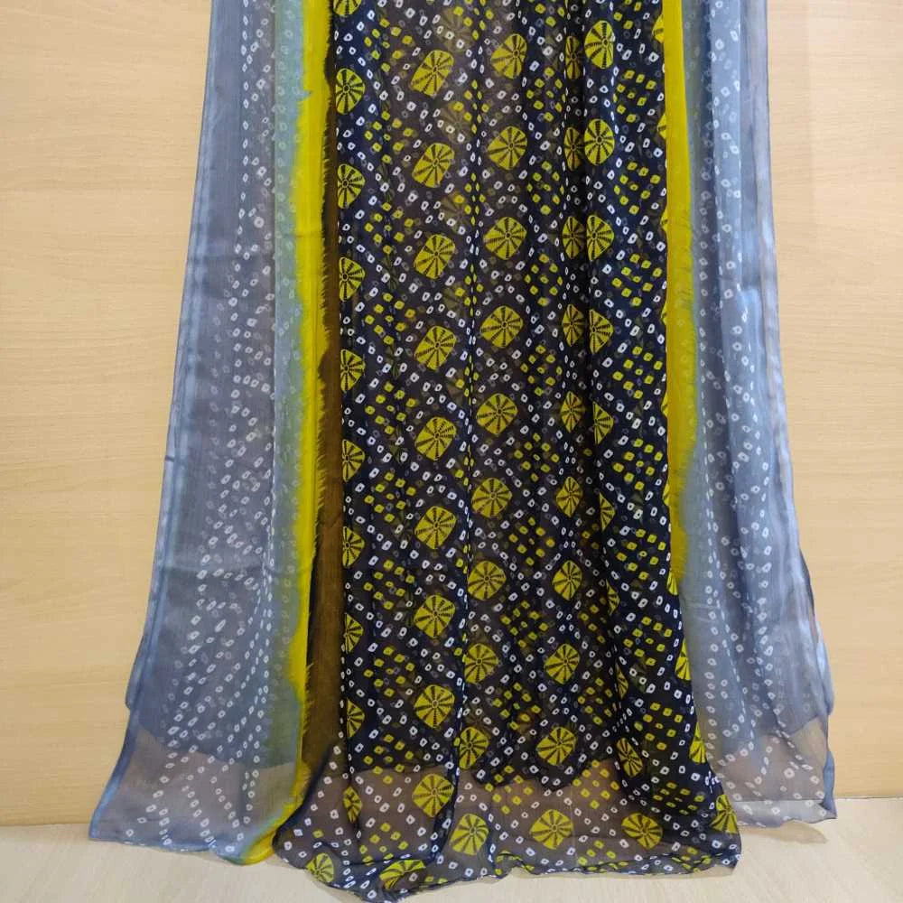 Chunri Printed Chiffon Dupatta – Multi – ZD1139