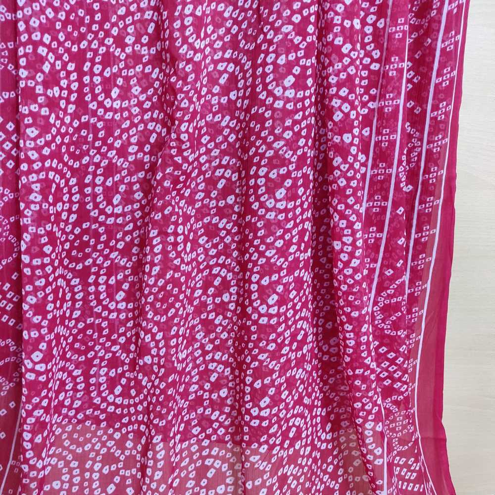 Chunri Printed Chiffon Dupatta  - ZD55