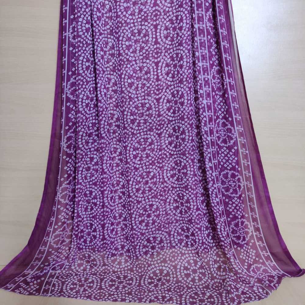 Chunri Printed Chiffon Dupatta  - ZD55