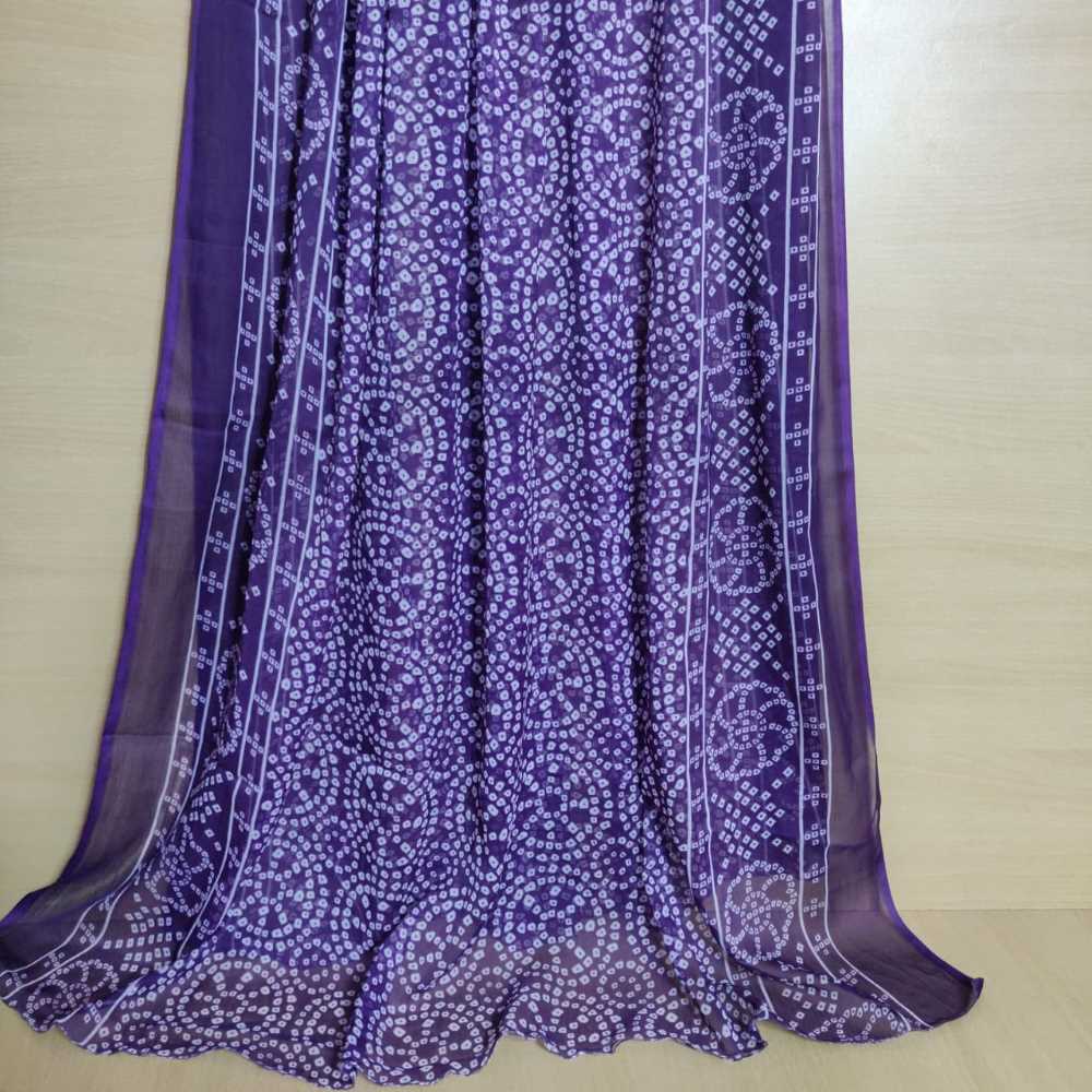 Chunri Printed Chiffon Dupatta  - ZD55