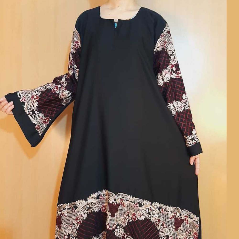 Embroided - Maxi Style - Nidah Abaya - BGA224