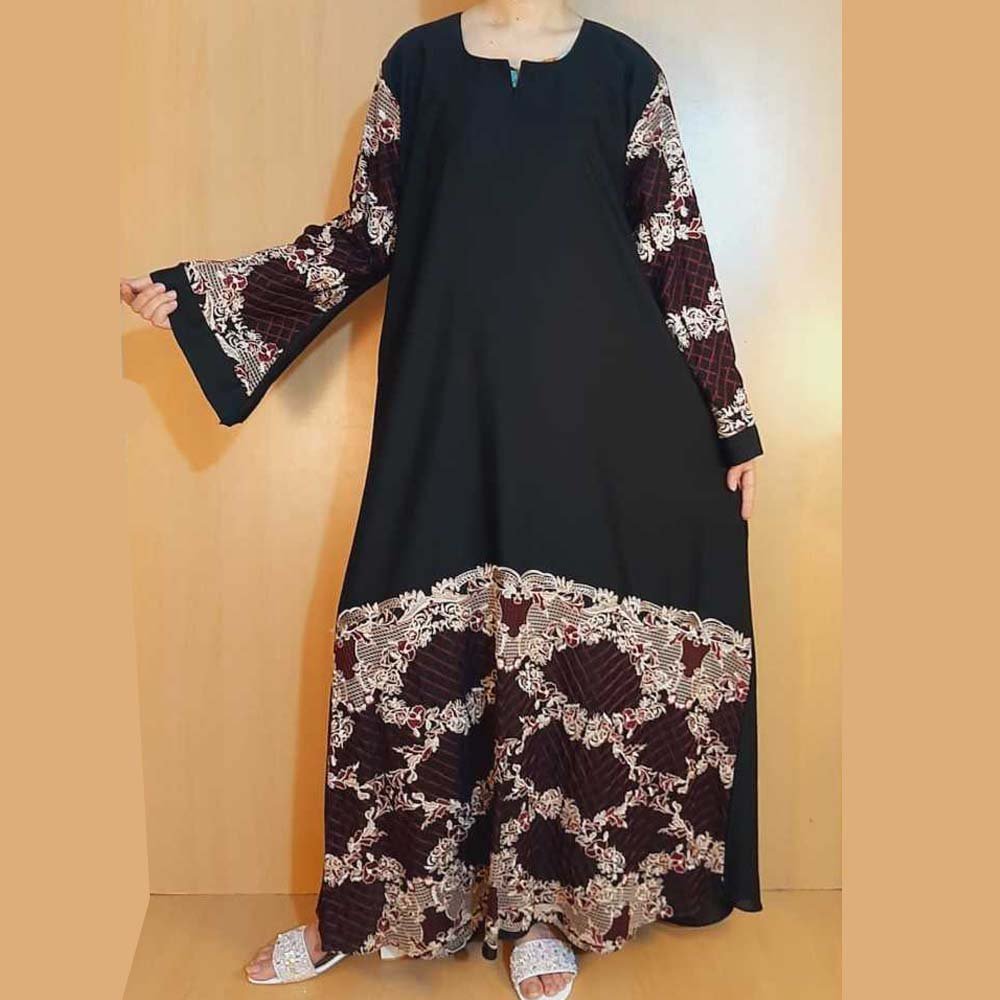 Embroided - Maxi Style - Nidah Abaya - BGA224