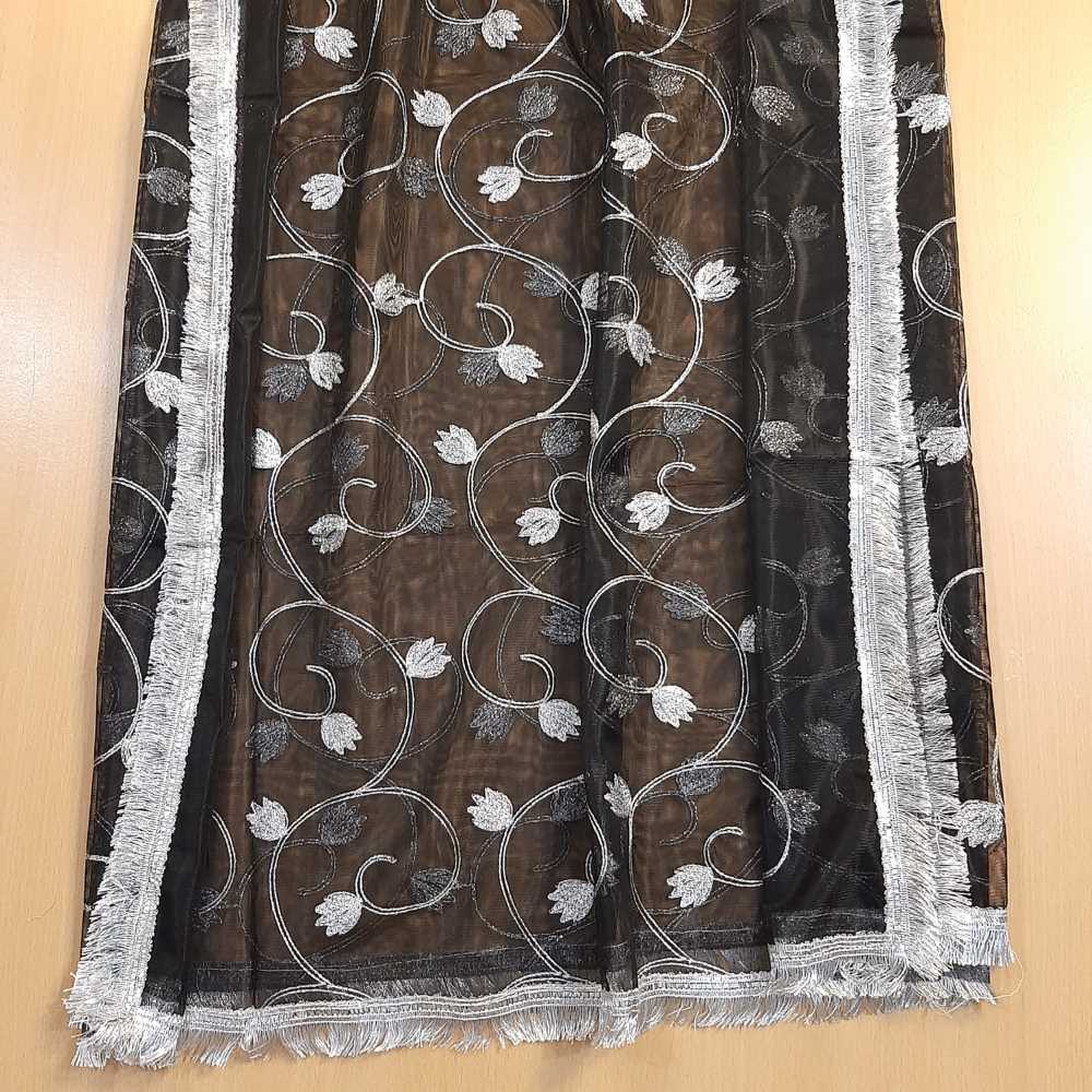 Gota Work Dupatta For Wedding - Net - ZD626