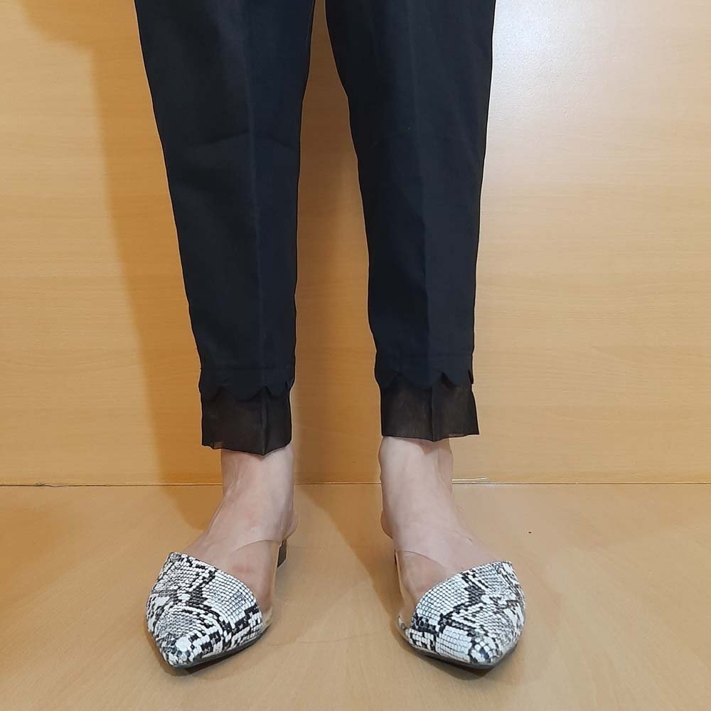 Organza Work Scallop Cotton - Trouser - BGT30