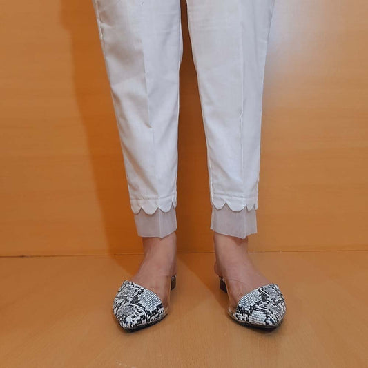 Organza Work Scallop Cotton - Trouser - BGT30