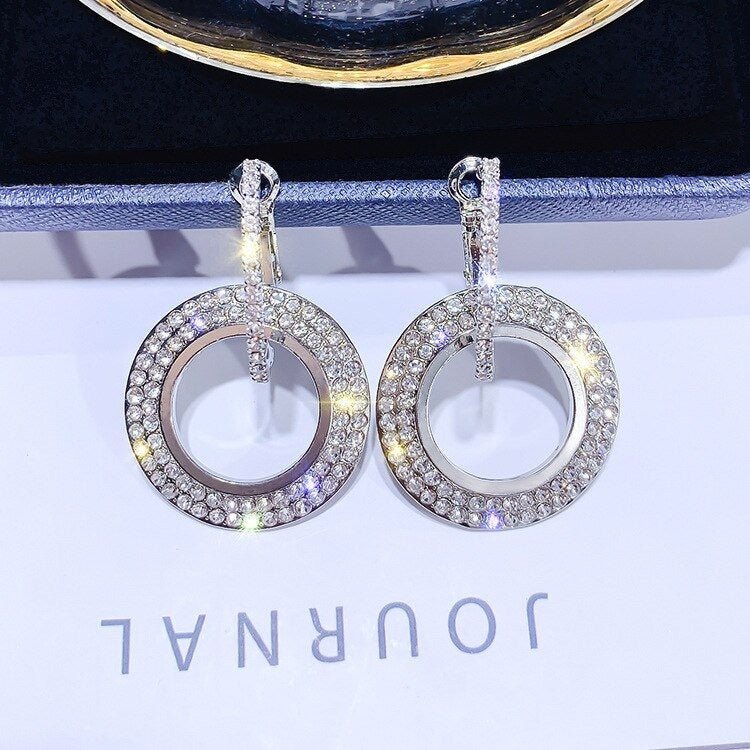 Silver Glowing Earring With Box - AE205