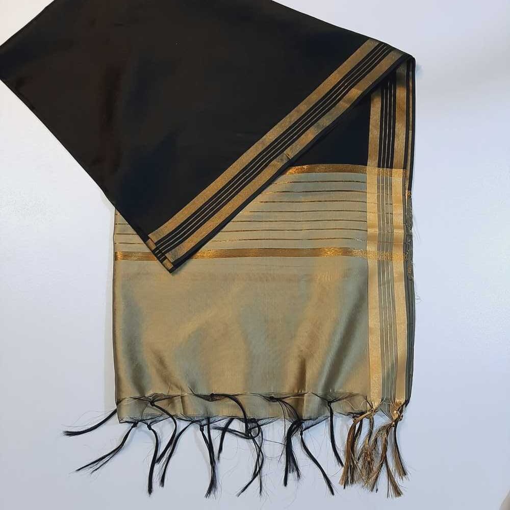 Zari Work Cotton Silk Dupatta - ZD1212