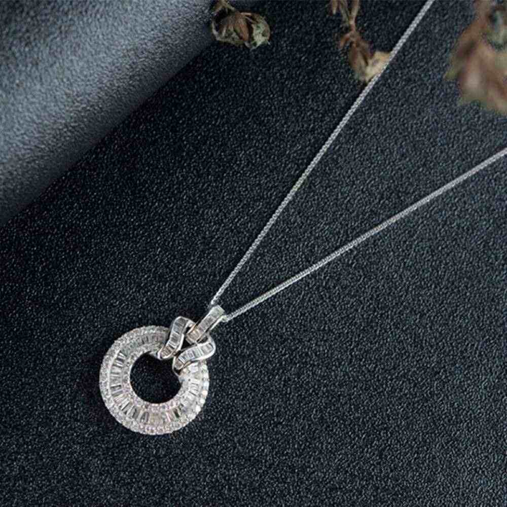 aaa zircon diamantes necklace