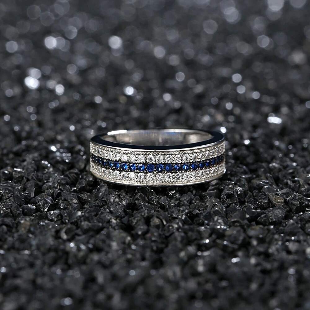 aaa zircon ring silver