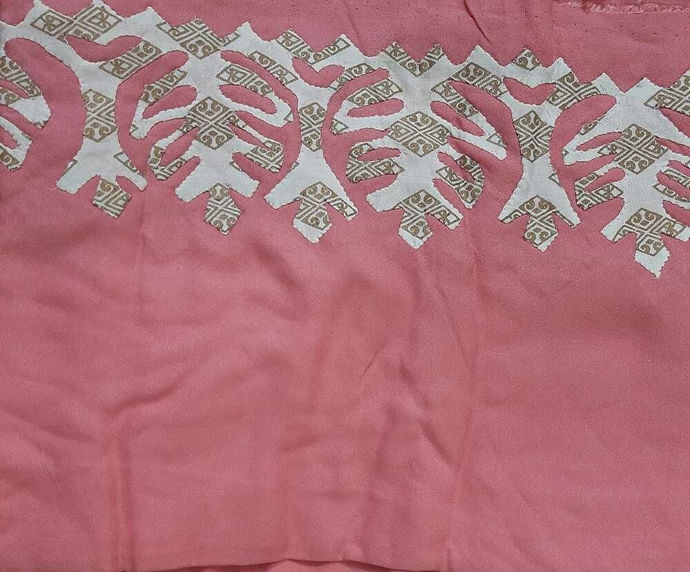 Aplic - Unstitched Shirt - Pink - BGK38
