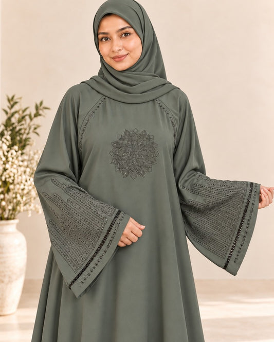 Beaded - Nidah Abaya - BGA28