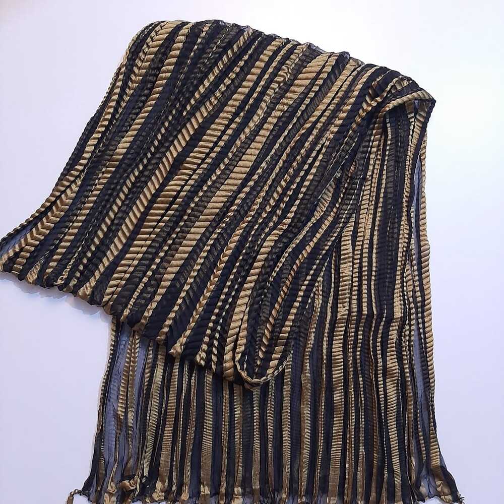 Chiffon Crush Dupatta With Bottom Large Tassels - ZD193