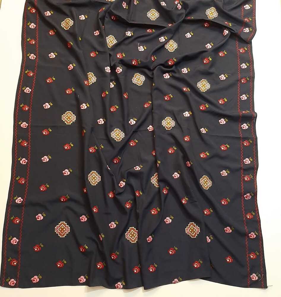 Embroided Swiss Lawn Chaddar Summer Shawl - SH56