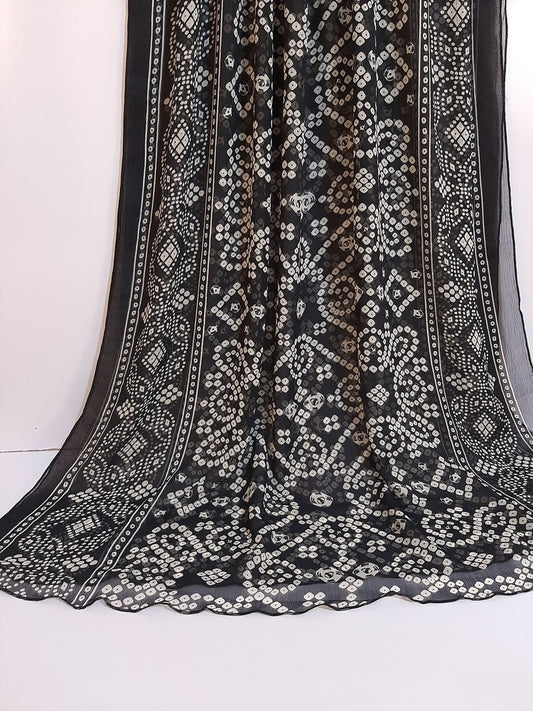 Chunri Printed Chiffon Dupatta - ZD423