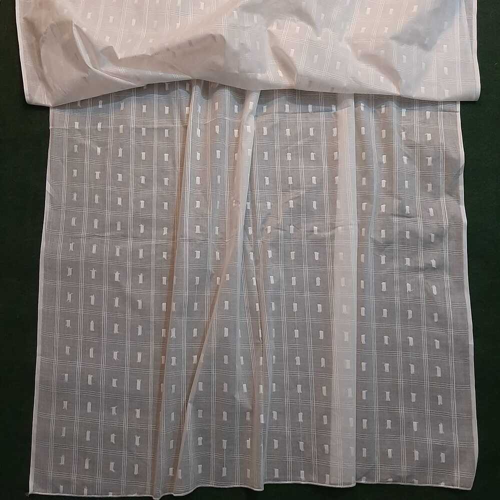 Brochia Lawn Dupatta - Large - White