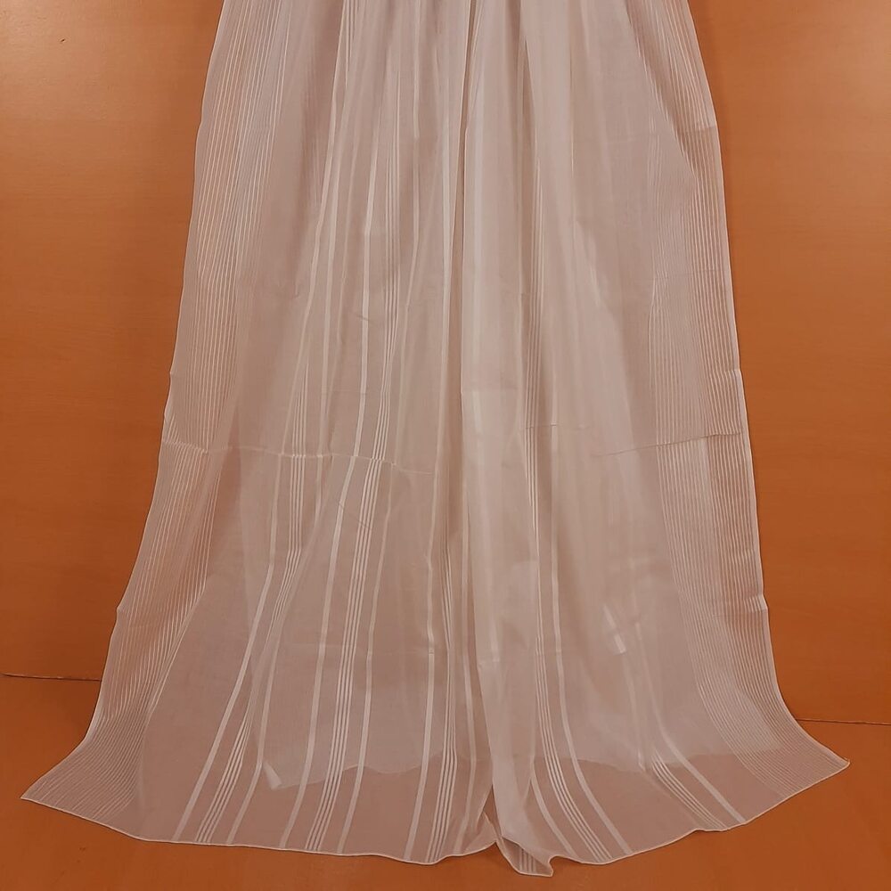Brochia Lawn Dupatta - Large - White