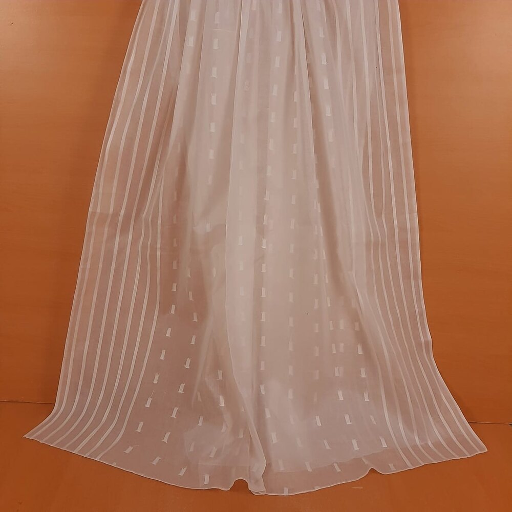 Brochia Lawn Dupatta - Large - White