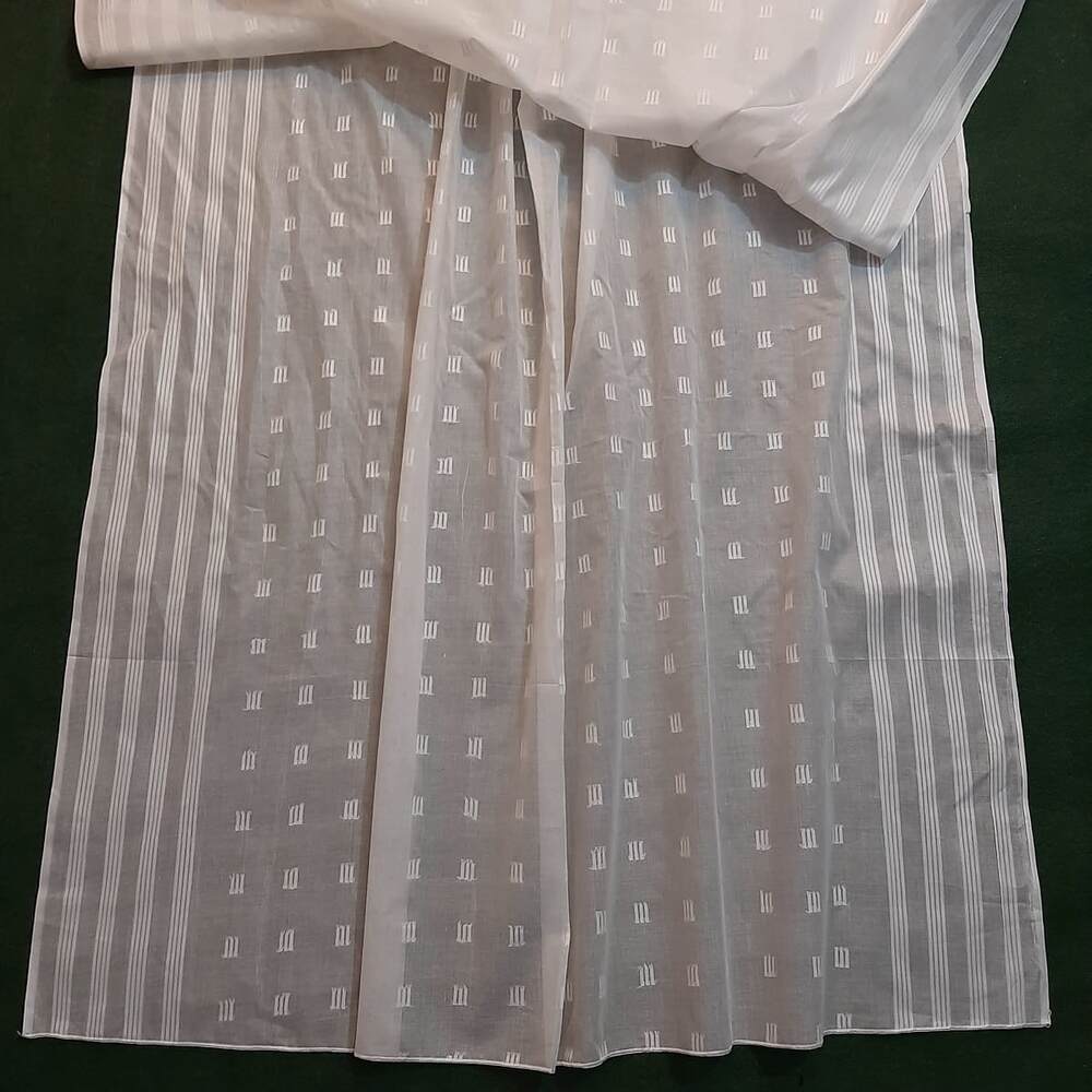 Brochia Lawn Dupatta - Large - White