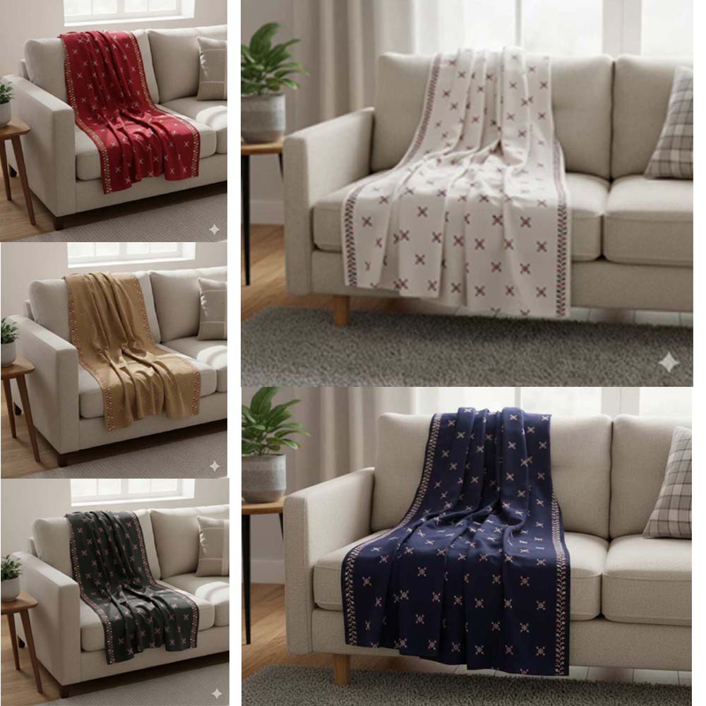 Embroided Swiss Lawn Summer Shawl - SH143