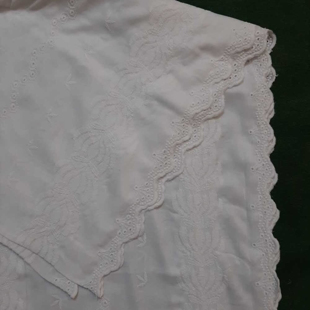 Embroided – Chikankari Summer Shawl / Chaddar - Lawn