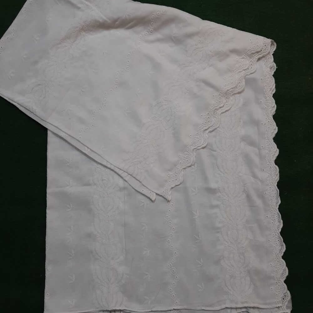Embroided – Chikankari Summer Shawl / Chaddar - Lawn