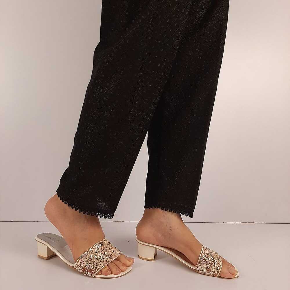 Chikankari Trouser - Black – ZT463