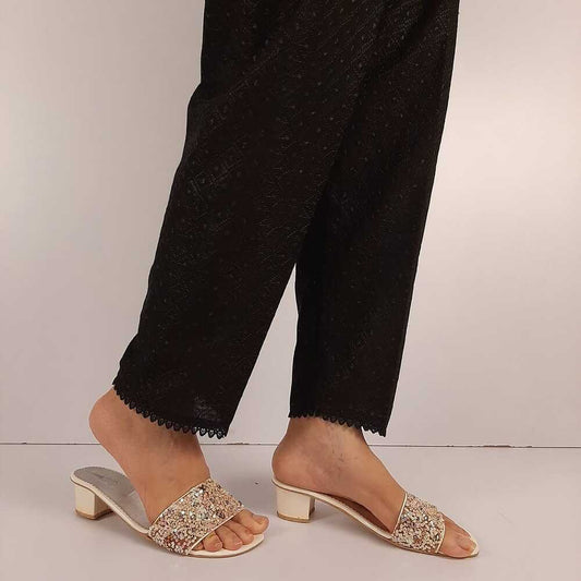 Chikankari Trouser - Black – ZT463
