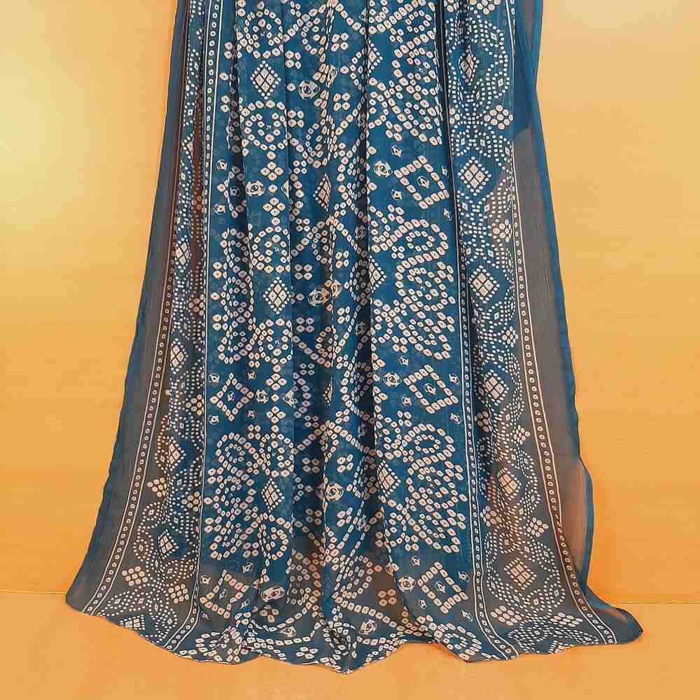 Chunri Print Chiffon Dupatta - ZD704