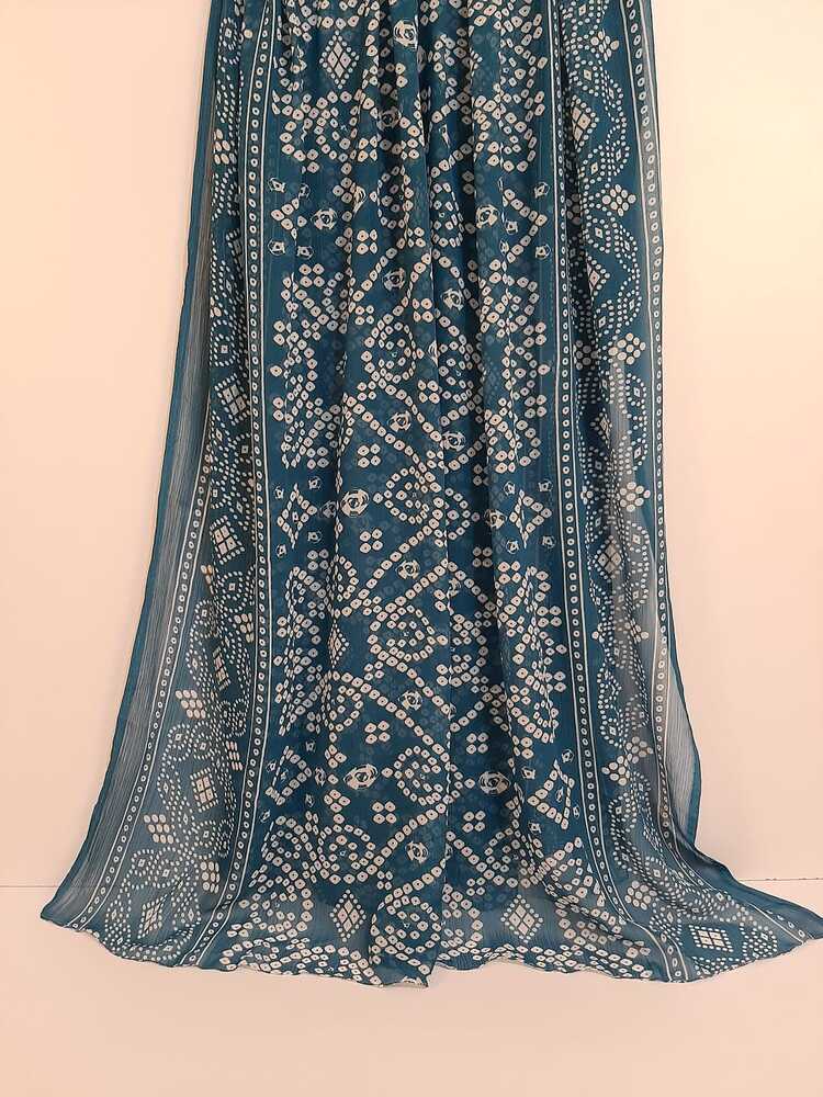 Chunri Print Chiffon Dupatta - ZD704