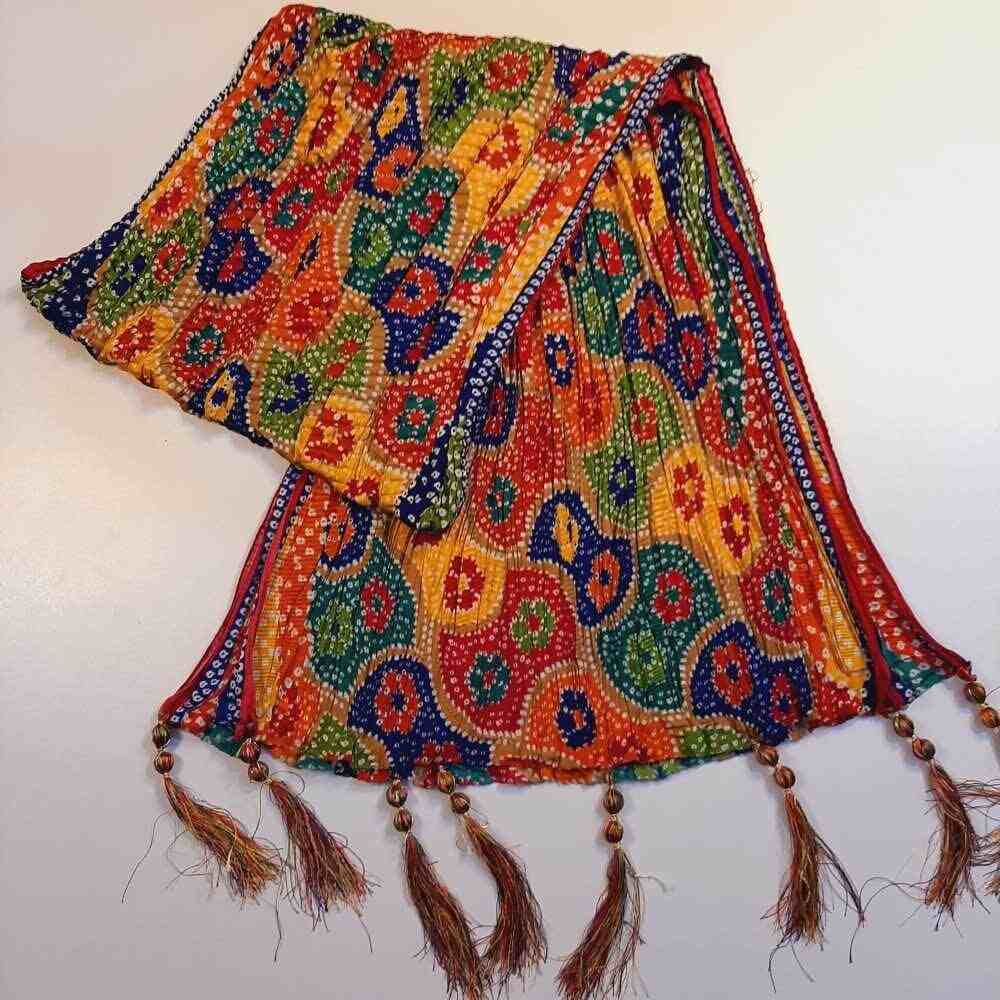 Printed Cotton Dupatta - ZD1238