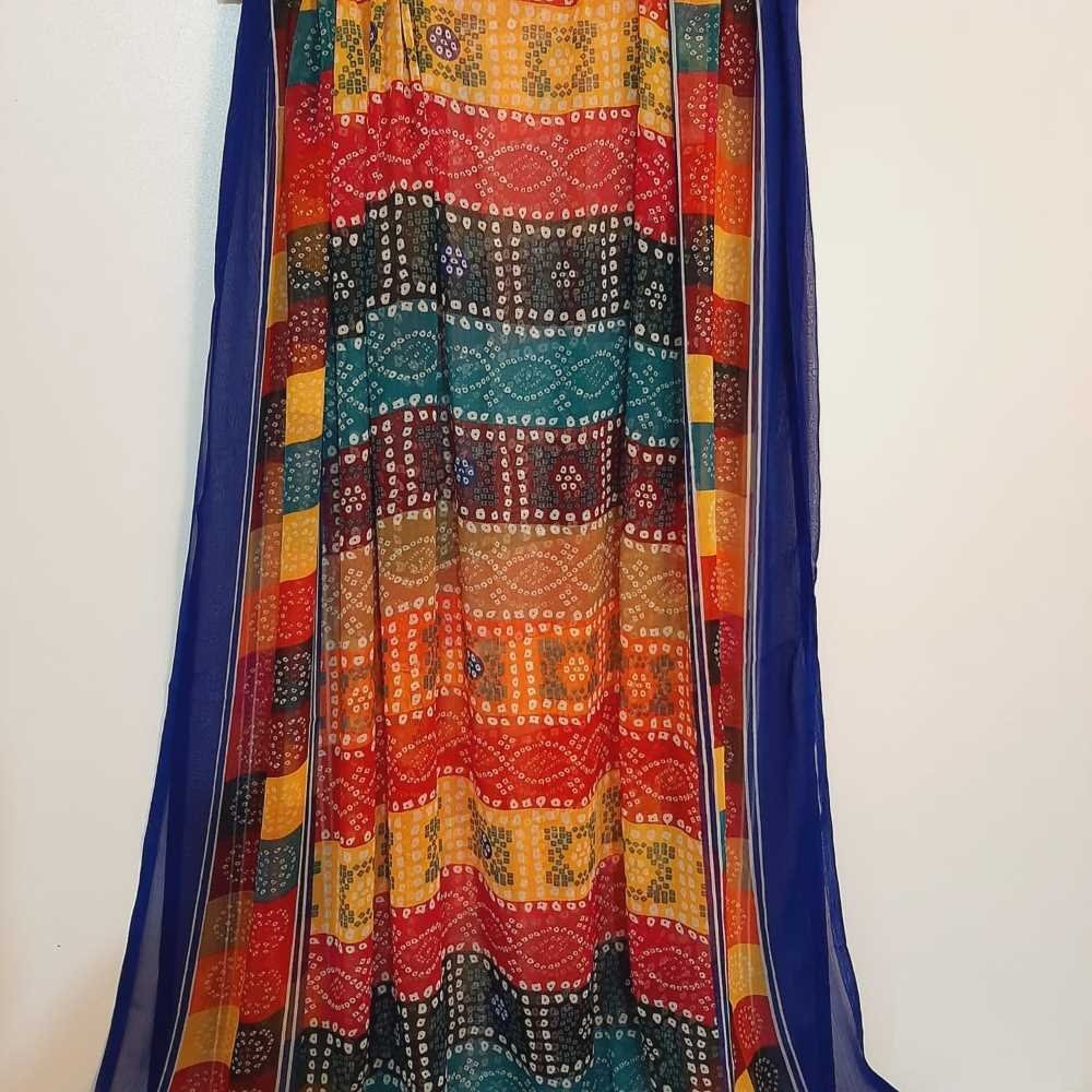 Chunri Printed Chiffon Dupatta - Length 2.5 Yards - ZD620
