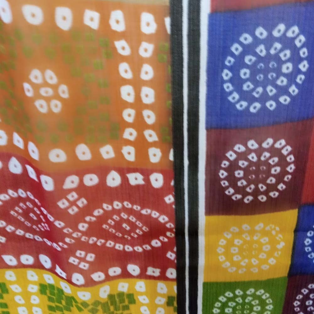 Chunri Printed Chiffon Dupatta - Length 2.5 Yards - ZD620