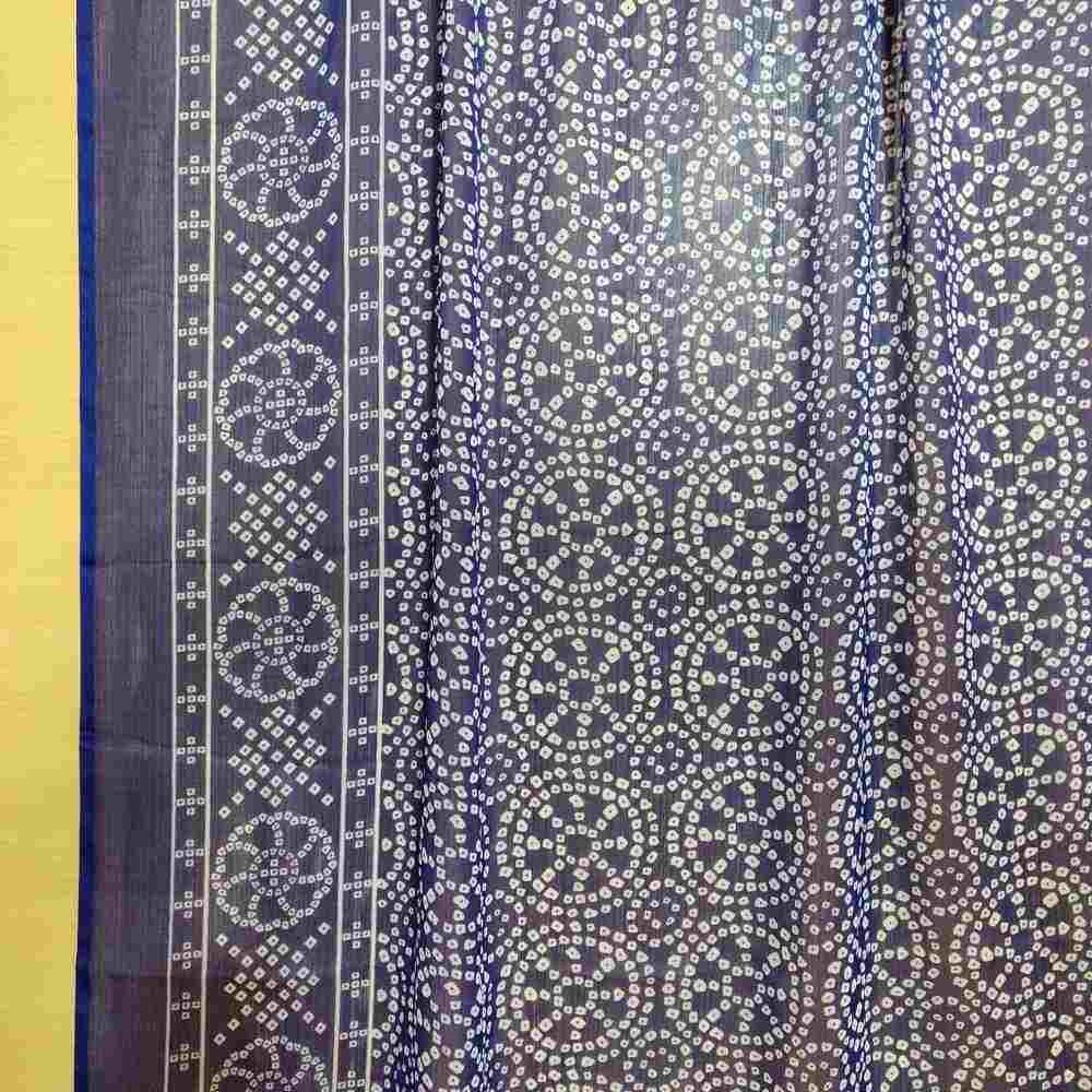 chunri printed chiffon dupatta navy