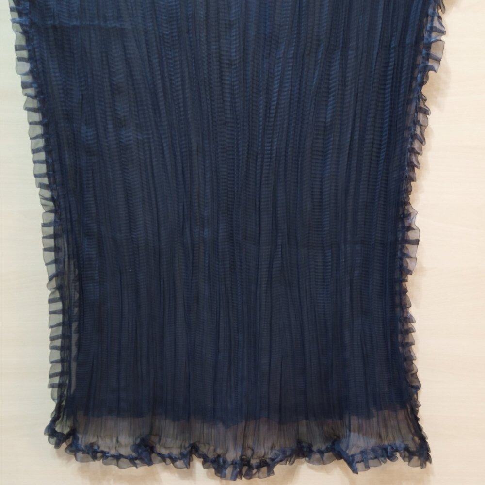 Crush Chiffon Dupatta With 4 Sided Lace - ZD635