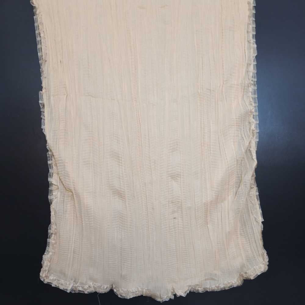 Crush Chiffon Dupatta With 4 Sided Lace - ZD635