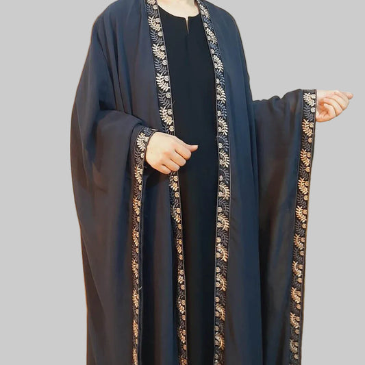 Embroided Baggy Abaya - BGA221