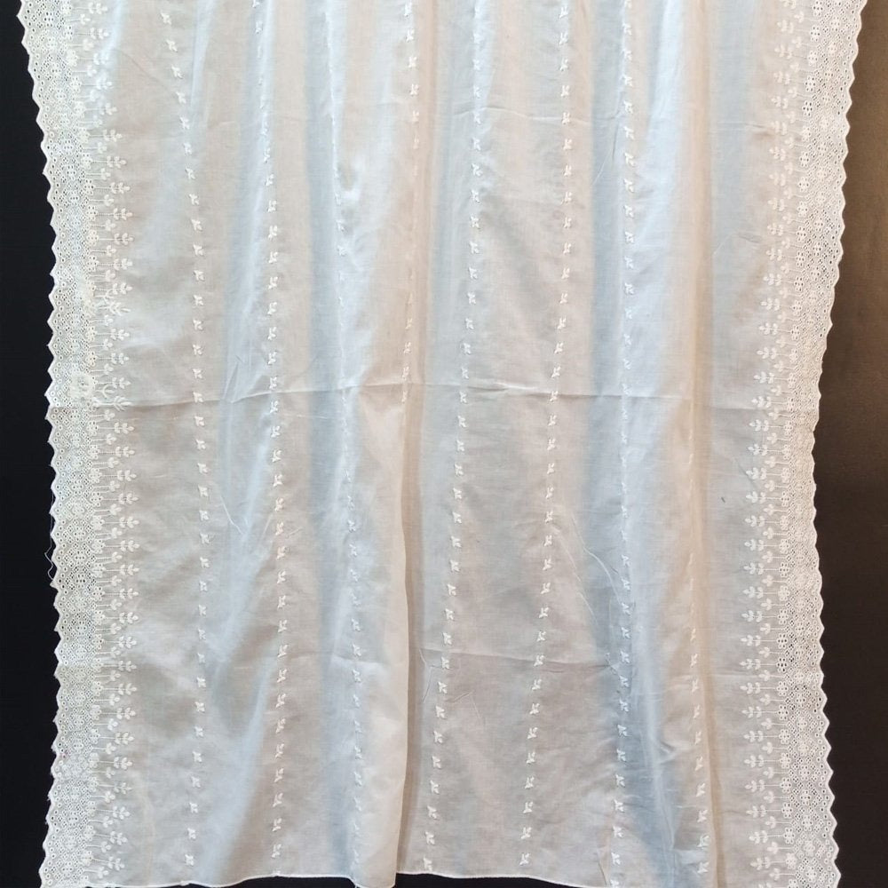 Embroided – Chikankari Summer Shawl / Chaddar - Lawn