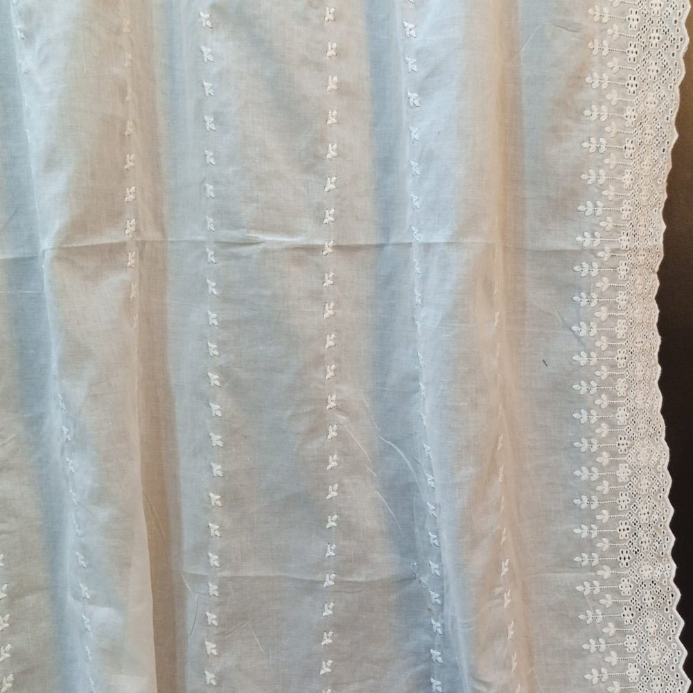 Embroided – Chikankari Summer Shawl / Chaddar - Lawn