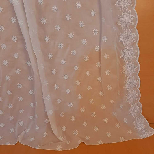 Embroided lawn Shawl Chaddar  - ZD1120