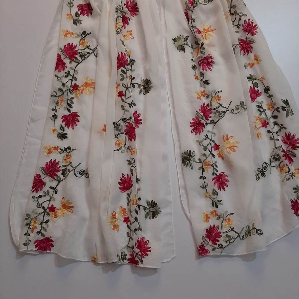 Embroided lawn Scarf Stole – ZSC17